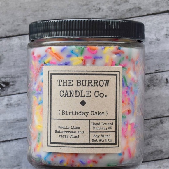 8oz Birthday Cake Candle - Picture 2 of 4